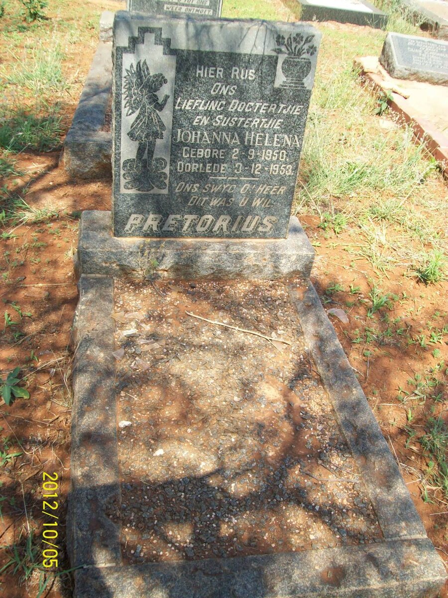 PRETORIUS Johanna Helena 1950-1953
