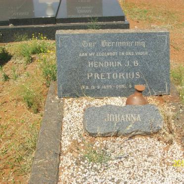 PRETORIUS Hendrik J.B. 1889-
