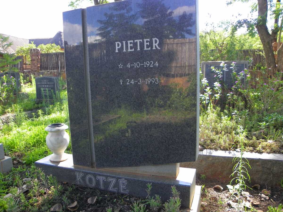 KOTZÉ Pieter 1924-1993