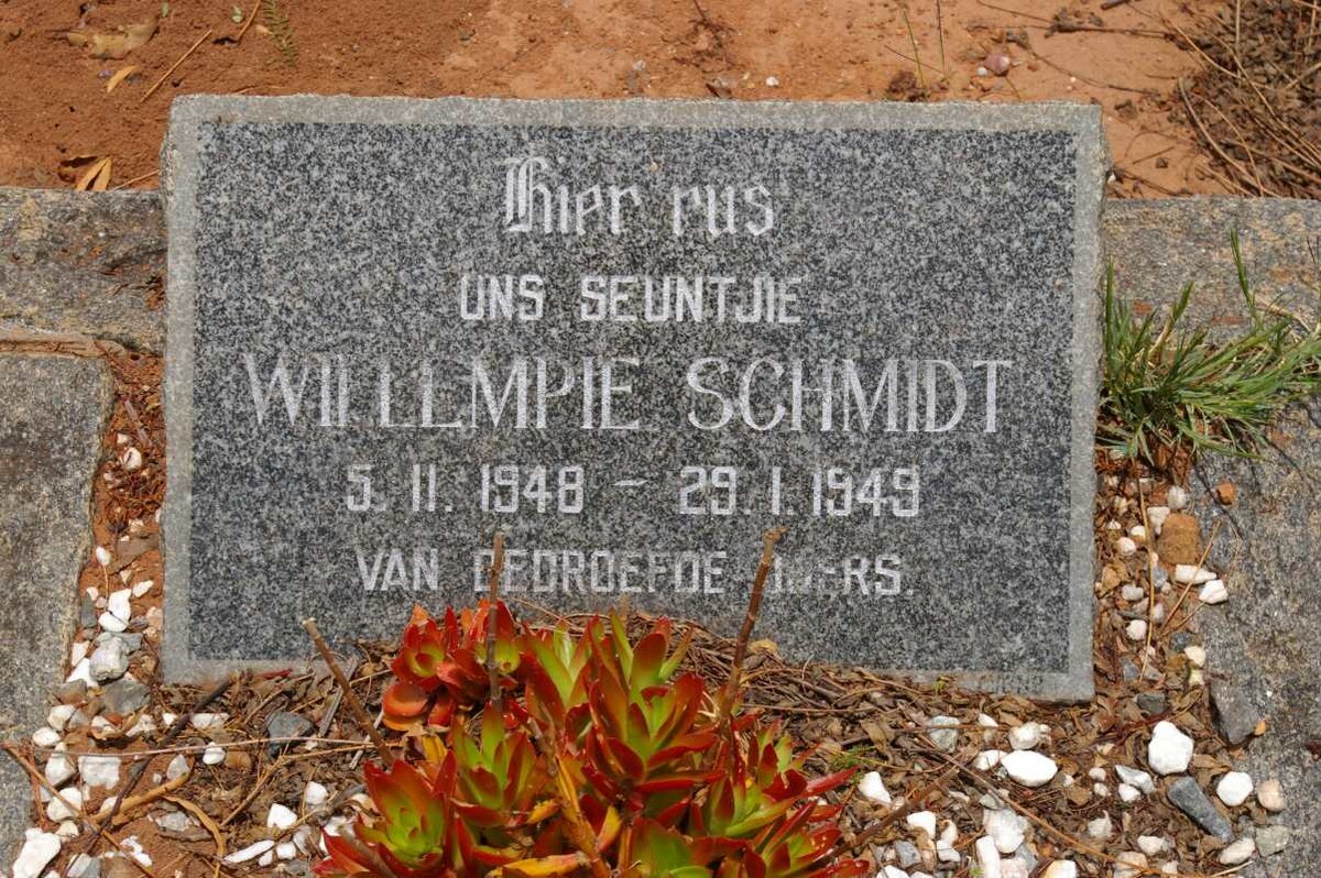 SCHMIDT Willempie 1948-1949