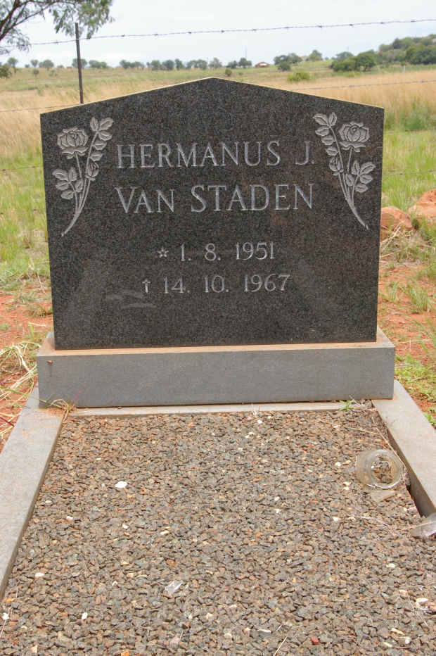 STADEN Hermanus J., van 1951-1967