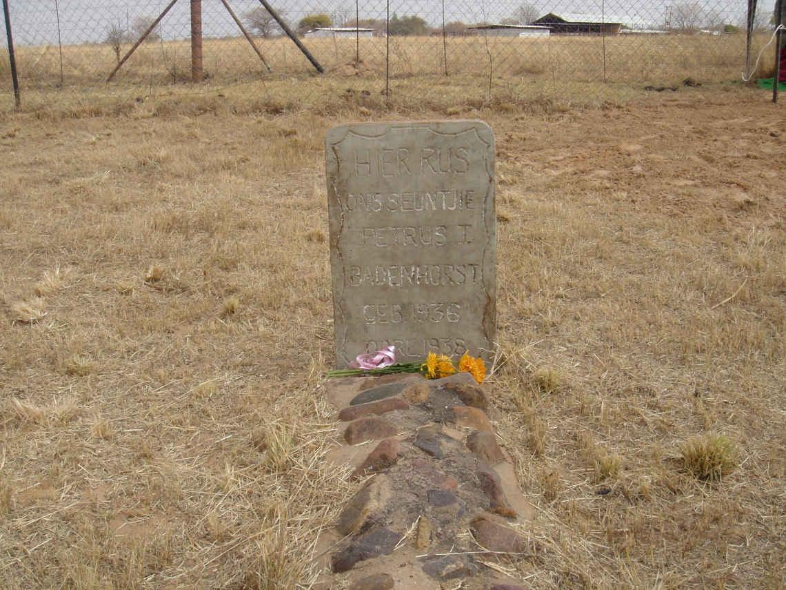 BADENHORST Petrus Johannes 1936-1938