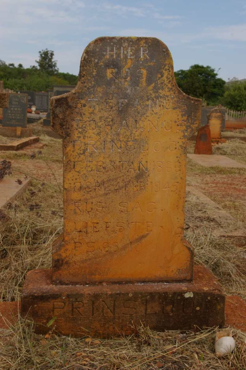 PRINSLOO Stephanus Johannus 1866-1945