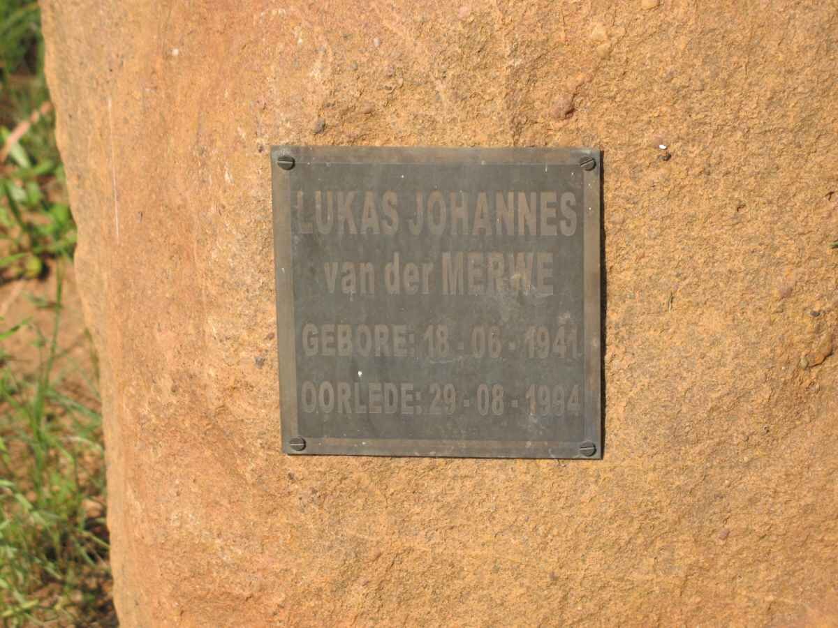 MERWE Lukas Johannes, van der 1941-1994