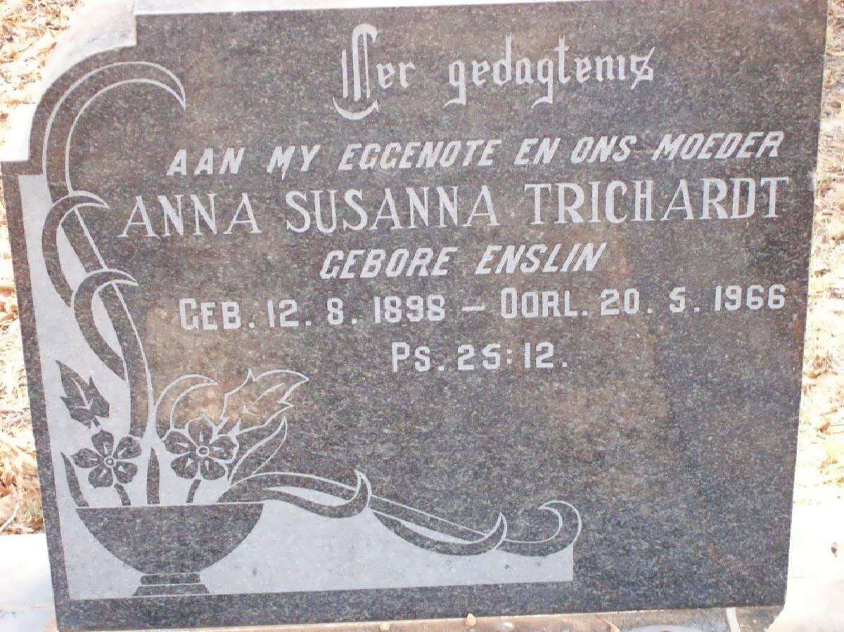 TRICHARDT Anna Susanna nee ENSLIN 1898-1966