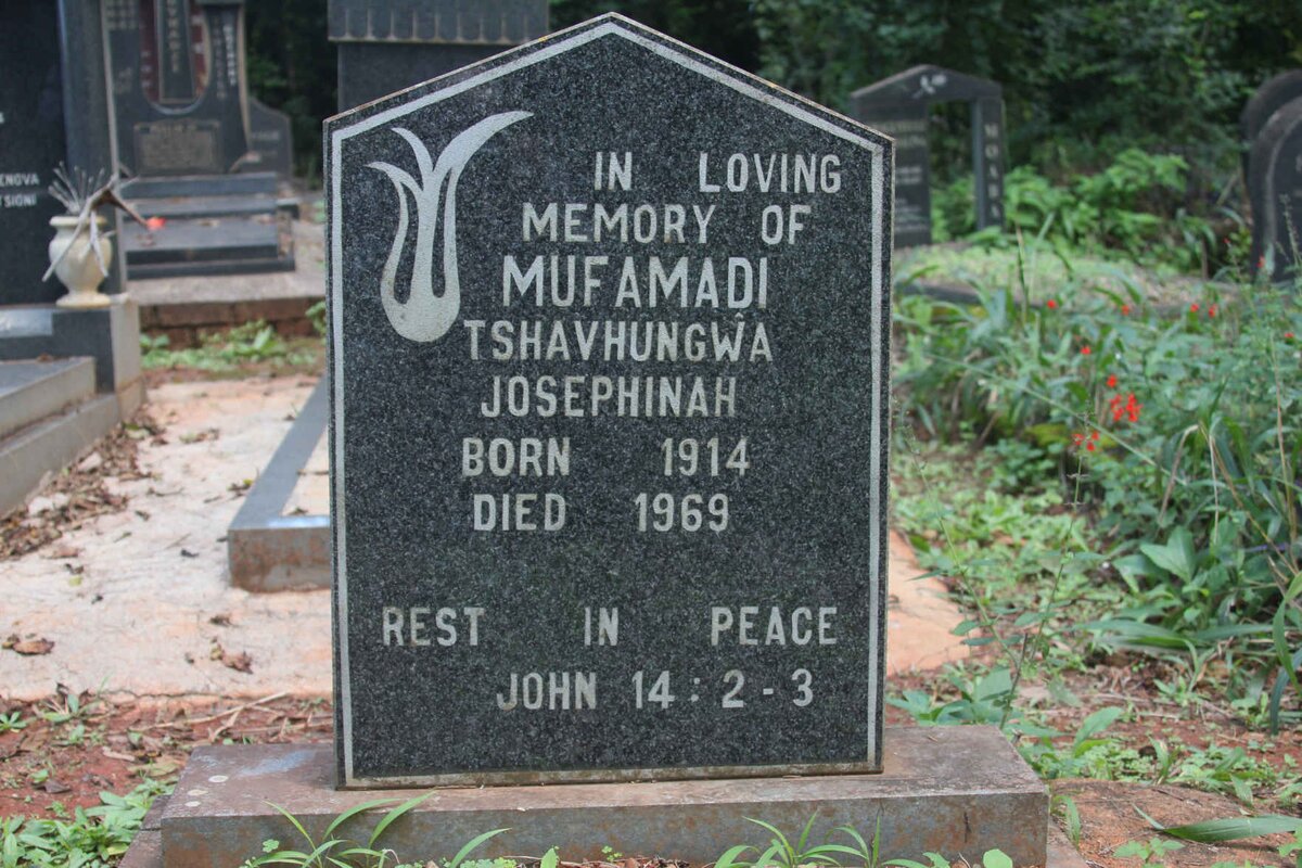 MUFAMADI Tshavungwa Josephinah 1914-1969