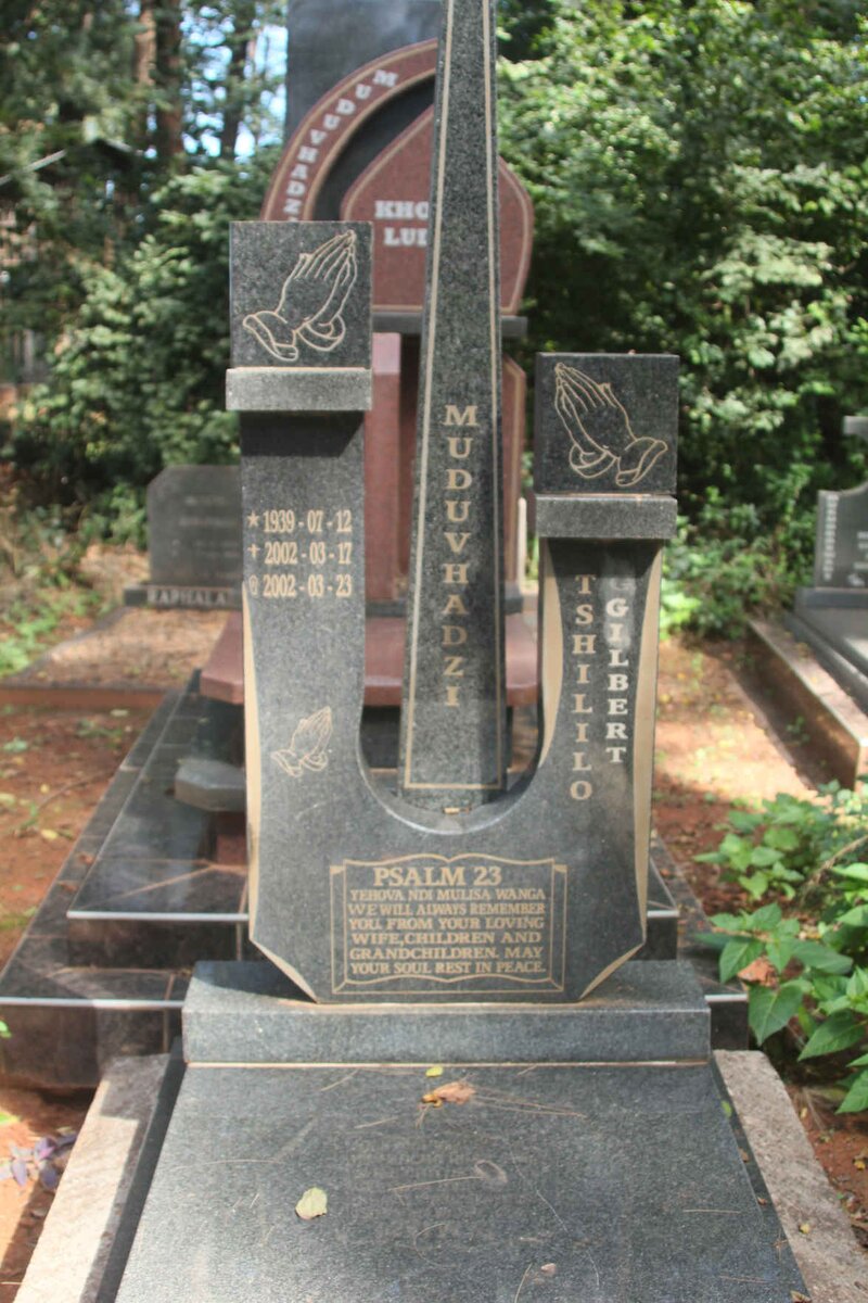 MUDUVHADZI Tshililo Egbert 1939-2002