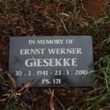 GIESEKKE Ernst Werner 1941-2010