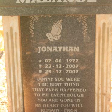 MALANGE Jonathan 1977-2007