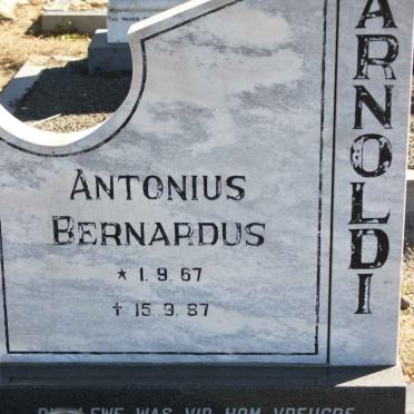 ARNOLDI Antonius Bernardus 1967-1987