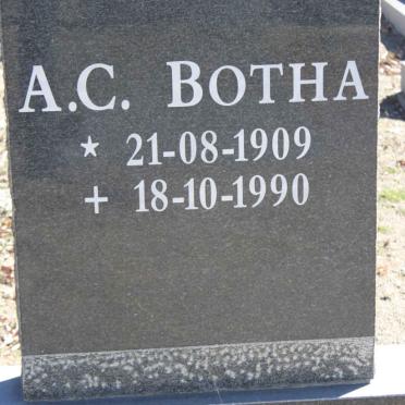 BOTHA A.C. 1909-1990