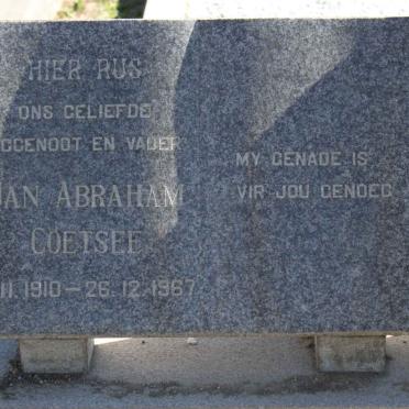 COETZEE Jan Abraham 1910-1967