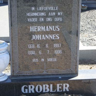 GROBLER Hermanus Johannes 1897-1996