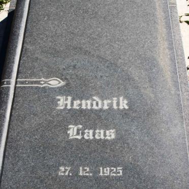 LAAS Hendrik 1925-2001