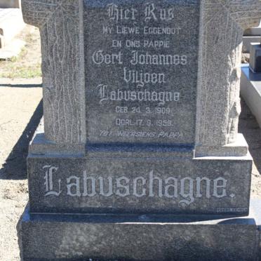LABUSCHAGNE Gert Johannes Viljoen 1909-1958