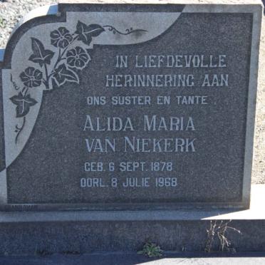 NIEKERK Alida Maria, van 1878-1968