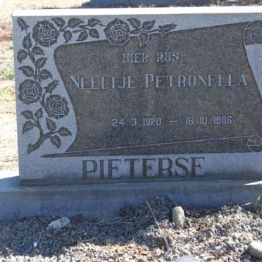 PIETERSE Neeltjie Petronella 1920-1986