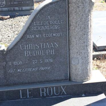 ROUX Christiaan Rudolph, le 1908-1976