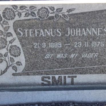 SMIT Stephanus Johannes 1898-1975