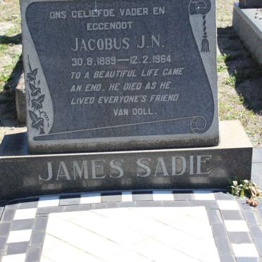 SADIE Jacobus J.N. 1889-1964
