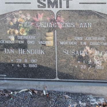 SMIT Jan Hendrik 1912-1980 &amp; Susara Jacoba 1913-1993