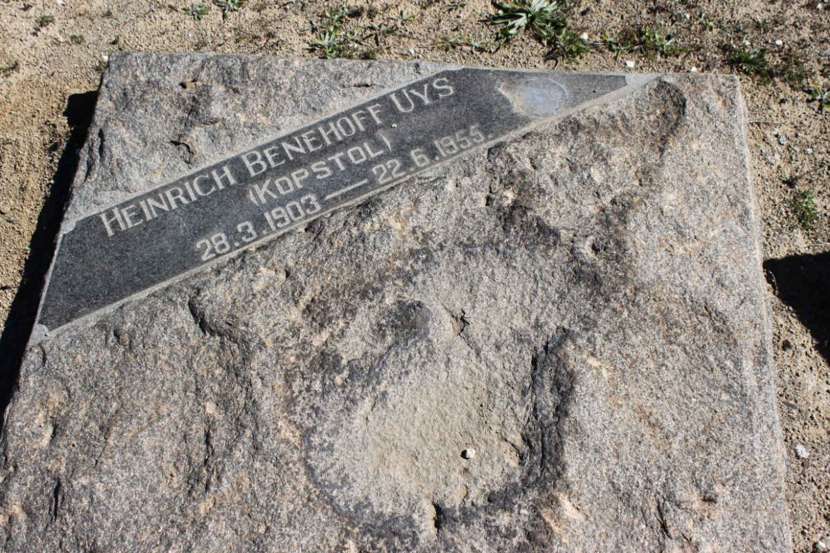 UYS Heinrich Benehoff 1903-1955