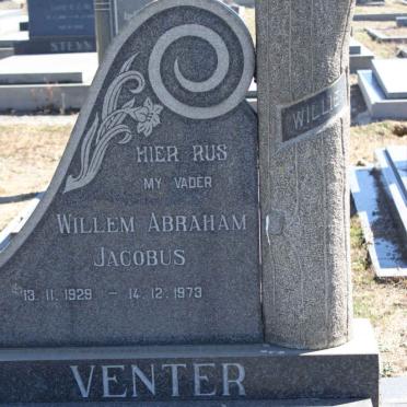 VENTER Willem Abraham Jacobus 1929-1973