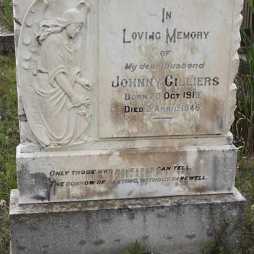 CILLIERS Johnny 1919-1946