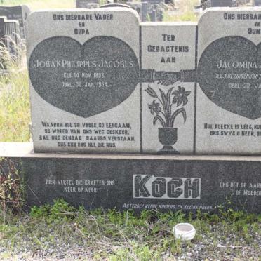 KOCH Johan Philippus Jacobus 1893-1954 &amp; Jacomina Aletta BEZUIDENHOUT 1897-1954