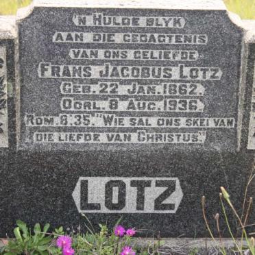LOTZ Frans Jacobus 1862-1936