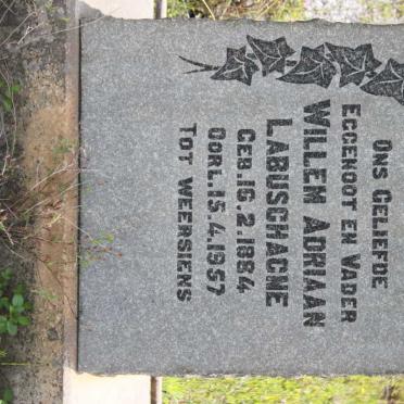 LABUSHAGNE Willem Adriaan 1884-1959