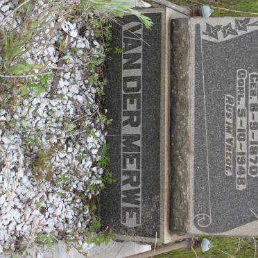 MERWE Jacoba Magaretha, van der 1870-1948