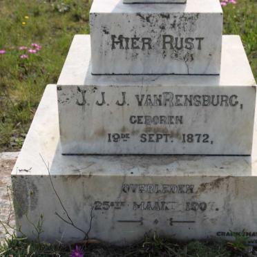 RENSBURG J.J., J van 1872-1907