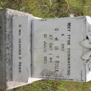 ROUX Rosamaria, le 1944-1950