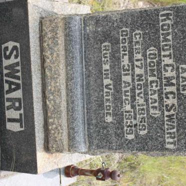 SWART C.M.C. 1859-1939