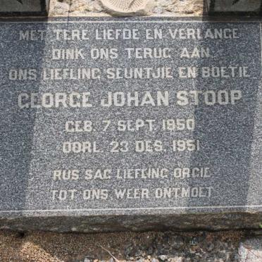 STOOP George Johan 1950-1951