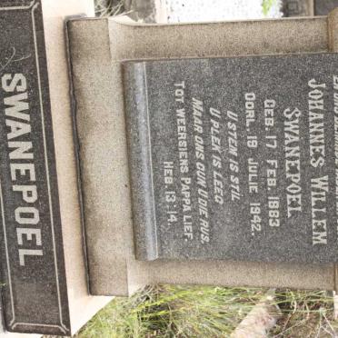 SWANEPOEL Johannes Willem 1883-1942