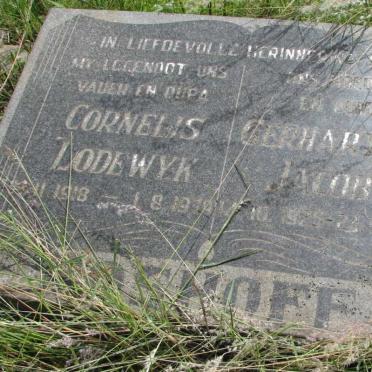 BOSHOFF Cornelis Lodewyk 1918-19?9 &amp; Gerhartina Jacoba 1925-2003