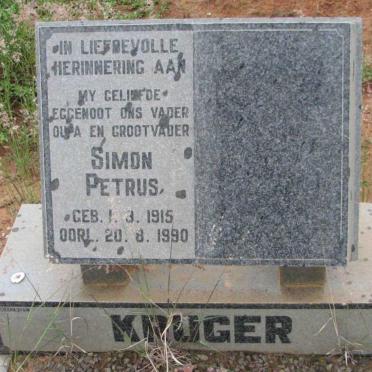 KRUGER Simon Petrus 1915-1990