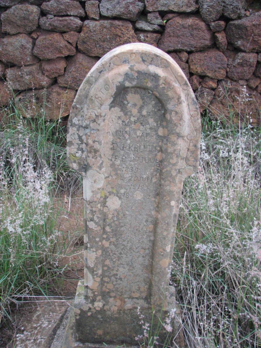 KRUGER D.J. 1839-1919