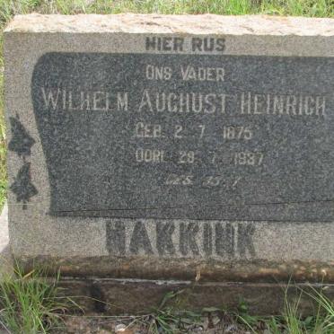 MAKKINK Wilhelm August Heinrich 1875-1987