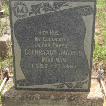MOOLMAN Coenraadt Jacobus 1910-1957
