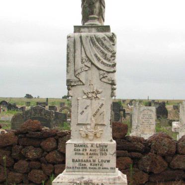 LOUW Daniel A.1846-1915 &amp; Barbara M. KUNTZ 1850-1915