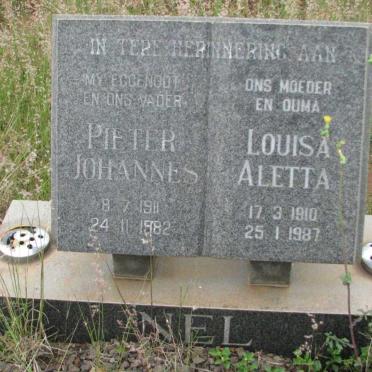 NEL Pieter Johannes 1911-1982 &amp; Louisa Aletta 1910-1987