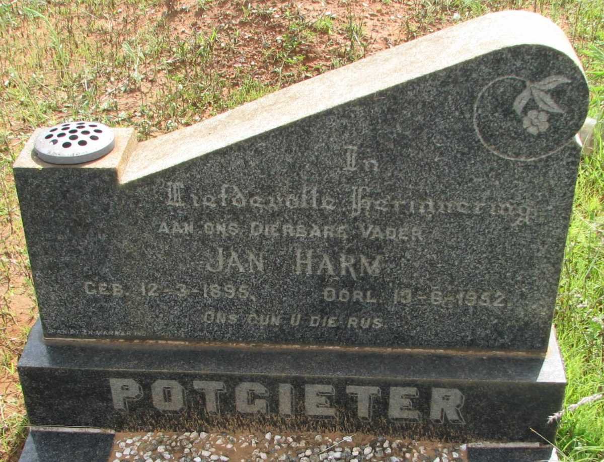 POTGIETER Jan Harm 1895-1952