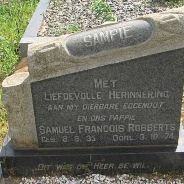 ROBBERTS Samuel Francois 1935-1974