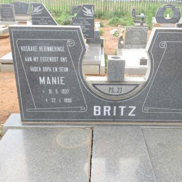 BRITZ Manie 1937-1990