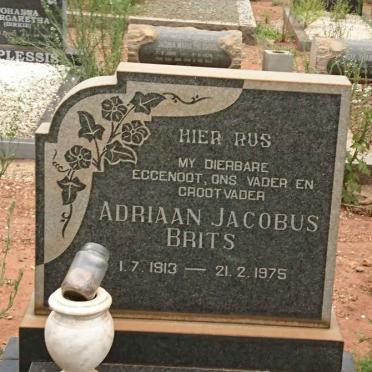 BRITS Adriaan Jacobus 1913-1975