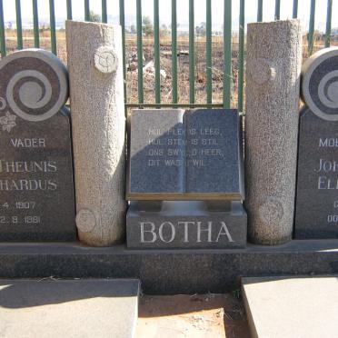 BOTHA Theunis Gerhardus 1907-1981 &amp; Johanna Elizabeth 1905-1989