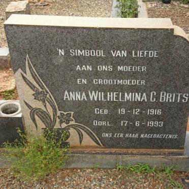 BRITS Dawid Francois 1905-1966 & Anna Wilhelmina C. 1916-1993 _2